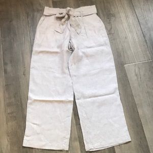 Nicole Miller 100 % Linen Pants.